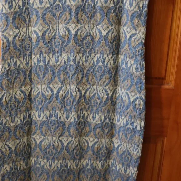 Peruvian Connection Patterned Maxi Dress in Blue and Gold - Picture 5 of 12